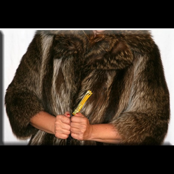 Raccoon Fur Stroller Size Small 4 6 S - Picture 4 of 5